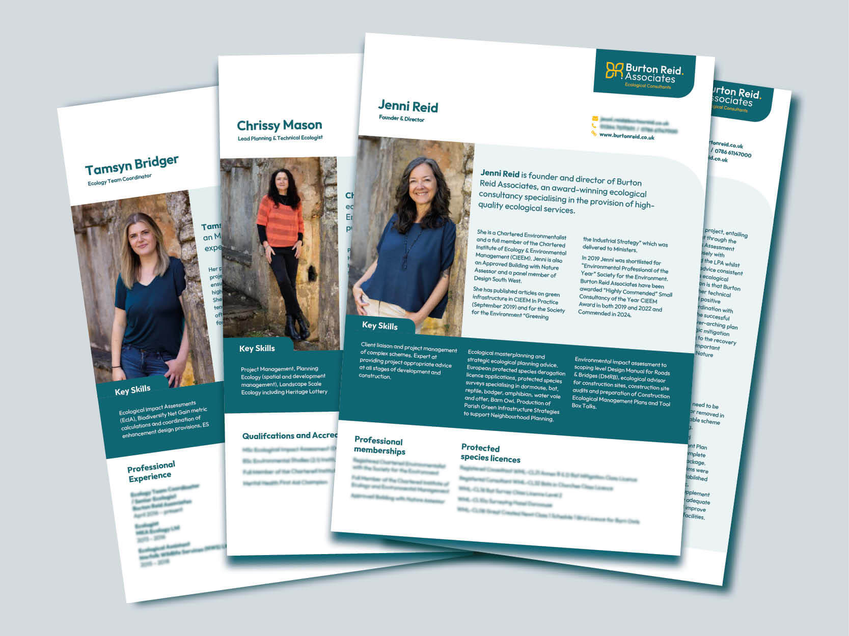 Burton Reid Associates CV design 9