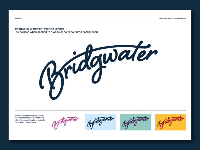 Bridgwater Brand Guidelines 2