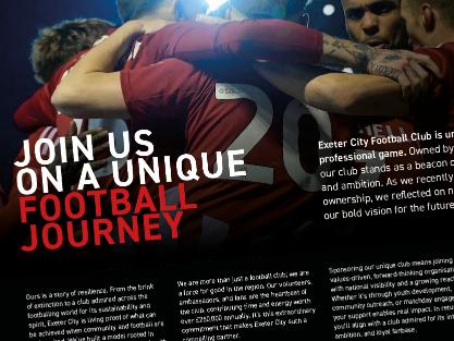 Exeter City Football Club Brochure 3